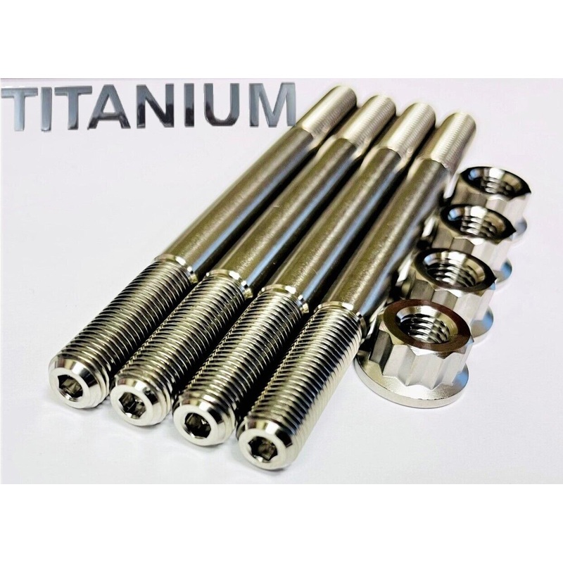 09-16 CRF450R CRF 450R Titanium Cylinder Head Studs Grade 5 Ti Stud Bolt Kit Set