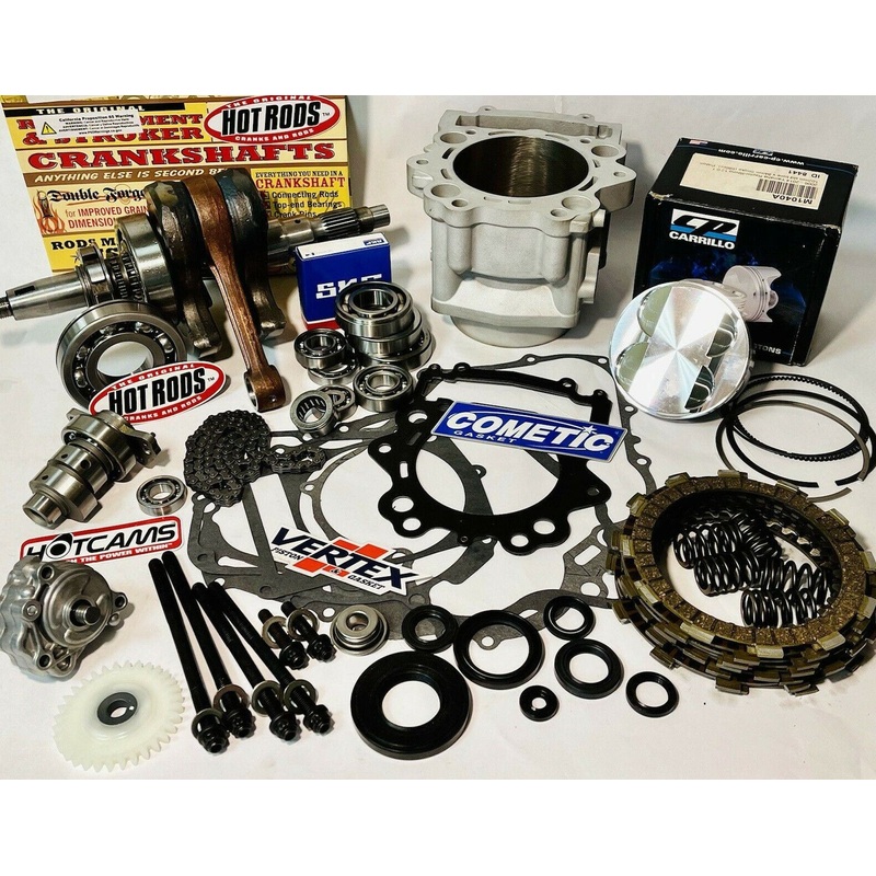 09+ Raptor 700 Big Bore Stroker 108m Cylinder Complete Rebuild Parts Kit Cam 815