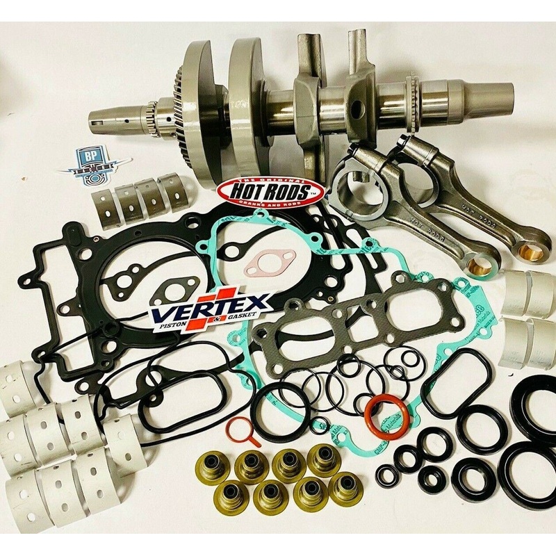 13 14 RZR XP 900 Bottom End Rebuild Kit Complete Crankshaft Crank Rods Bearing