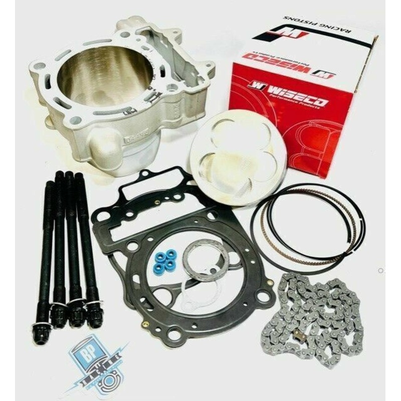 16-18 KX450F KX 450F Stock Replacement Cylinder 96mm Rebuilt Top End Rebuild Kit