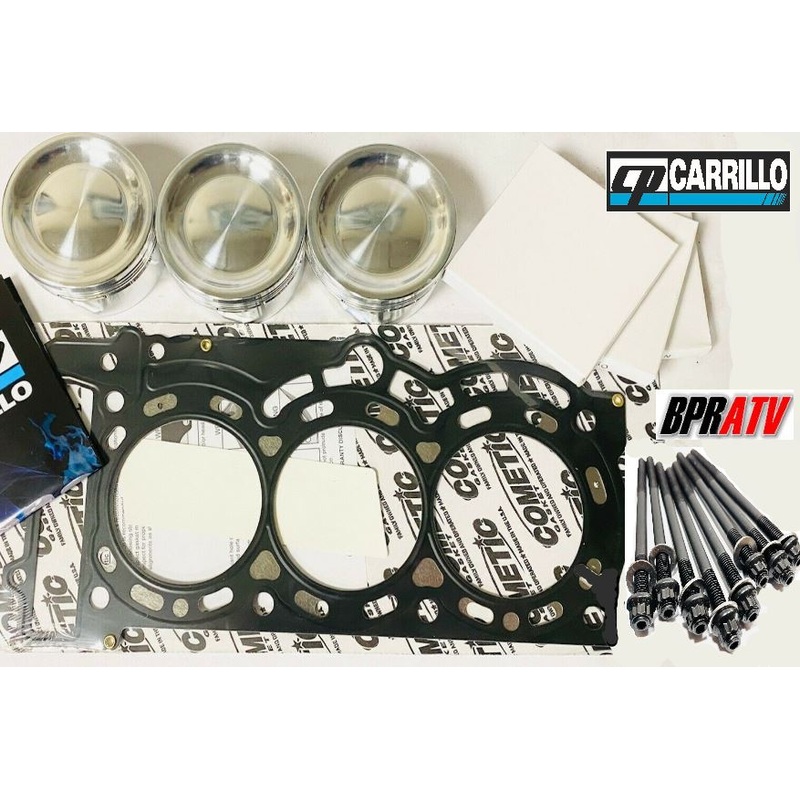 18+ Wildcat XX Hi Comp Pistons High Compression Race Gas CP Carrillo Piston Kit