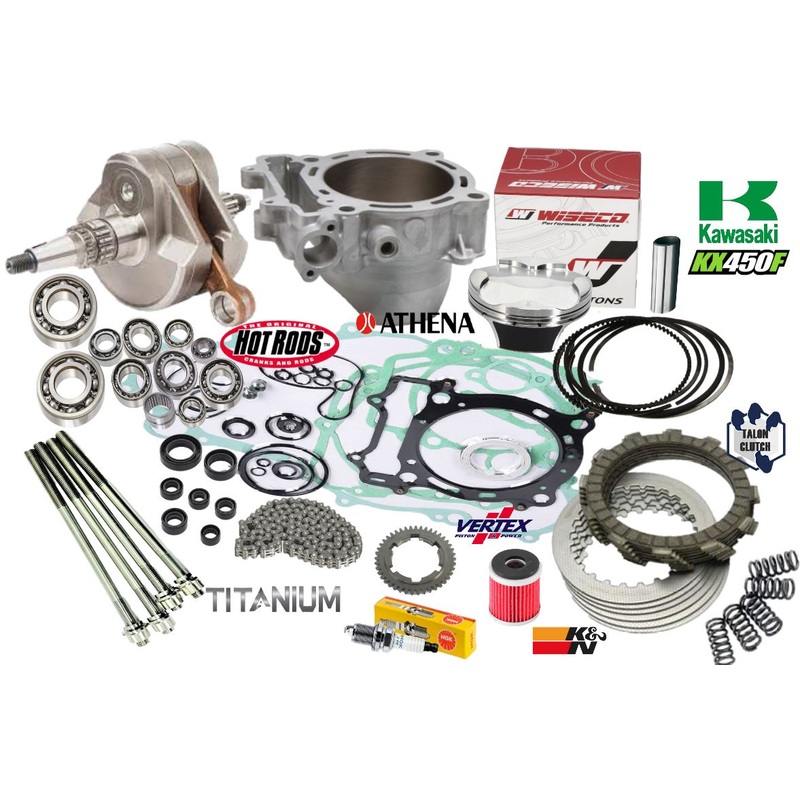 2006 KX450F KX 450F Rebuild Kit Complete Top Bottom End Motor Engine Redo Kit