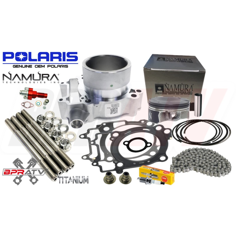 2017+ Sportsman ACE 450 Polaris OEM Cylinder Namura Top End Rebuild Kit 3022701