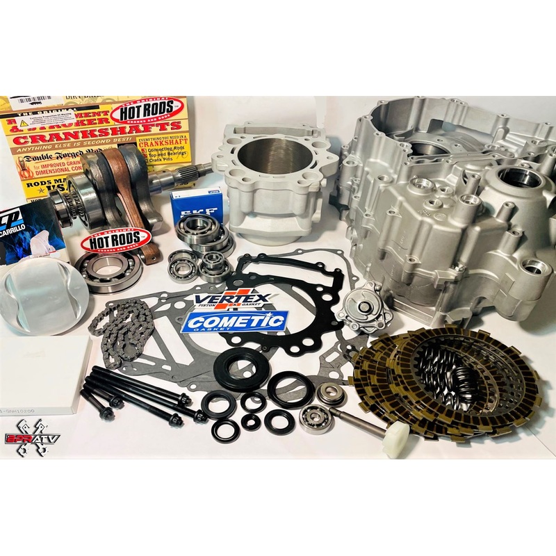 Raptor 700 Crankcases Cases Rebuild Kit Complete Top Bottom End Motor Engine Kit
