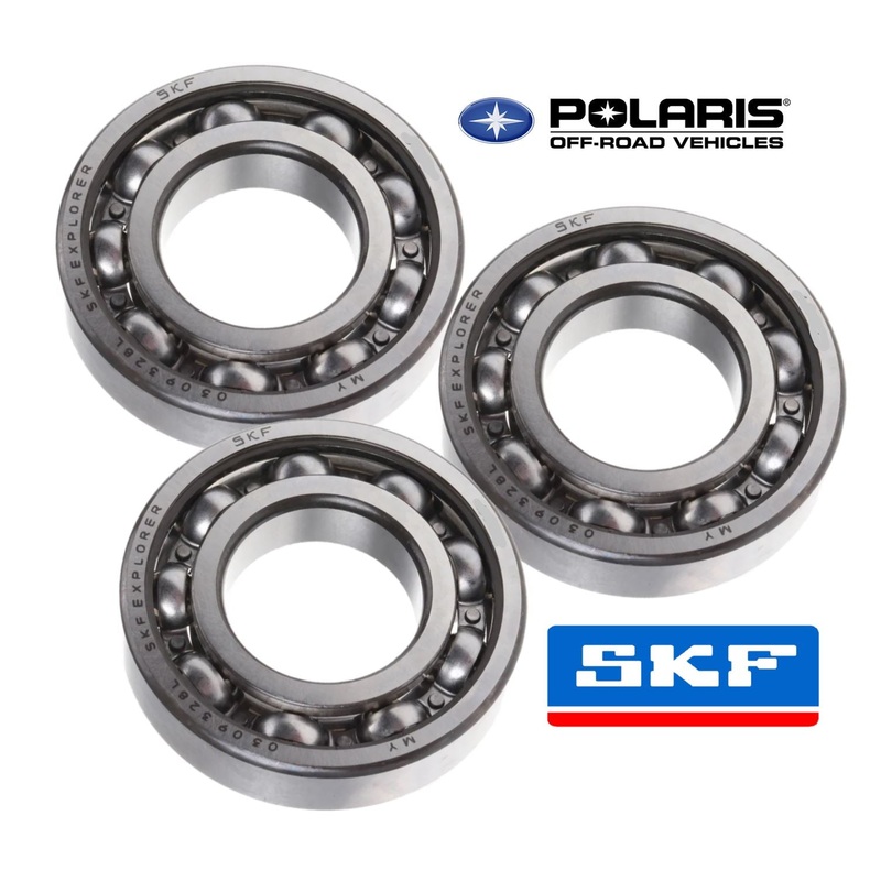 96-08 Sportsman 500 Crank Bearings Kit SKF Crankshaft Main Bearing Set of All 3