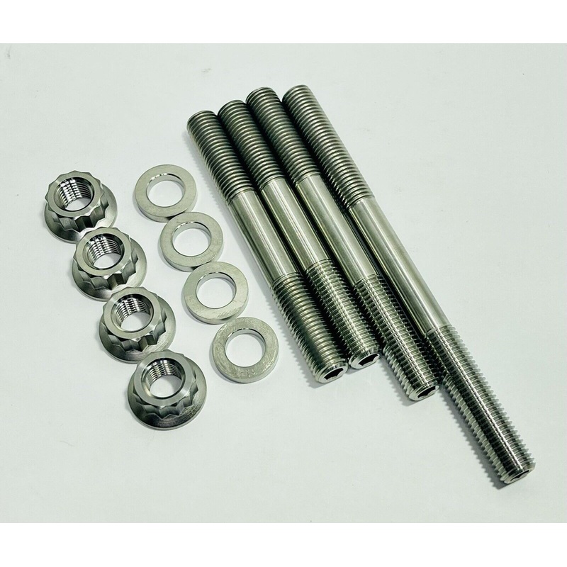 99-04 Honda 400EX Ti Cylinder Head Studs Strongest Heavy Duty Titanium Stud Kit