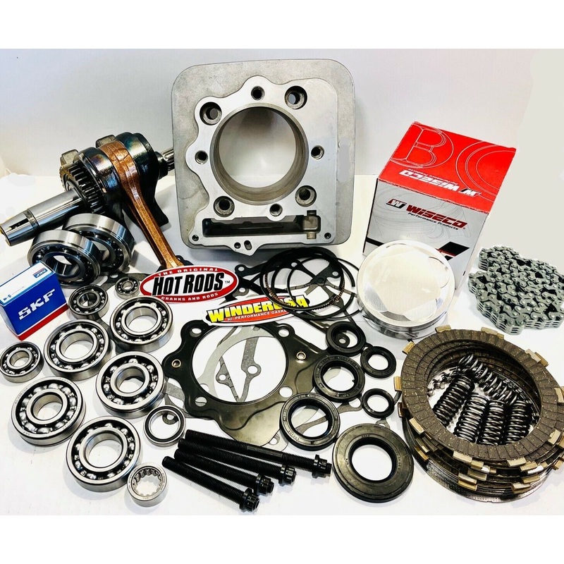 99-04 TRX 400EX Rebuild Kit 87mm Big Bore Complete Top Bottom End Redo Parts Set