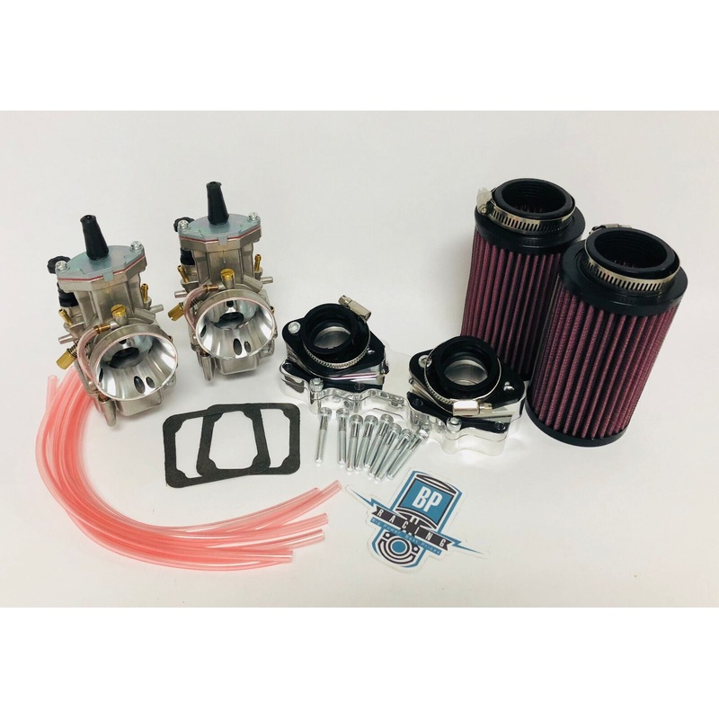 Banshee 28m 28 Mil PWK Style Carbs Carb Carburetors Intake Manifolds Filters