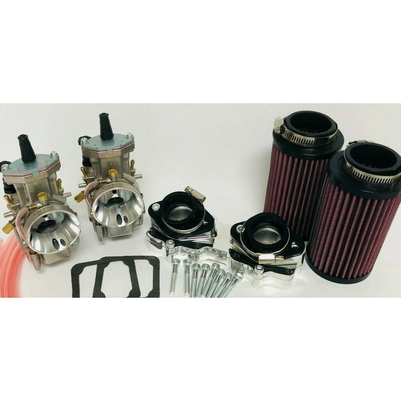 Banshee 28m 28 Mil PWK Style Carbs Carburetors Knock Off Carb Manifolds Filters