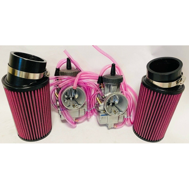 Banshee 34m 35mm PWK Style Knock Off Carbs Carb Quad Vent Carburetors Filter Cub