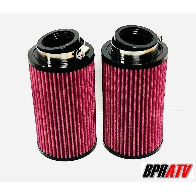 Banshee 34mm 34 mil Lectron Carb Carbs Air FIlters K&N Style 6 Inch Pod FIlters