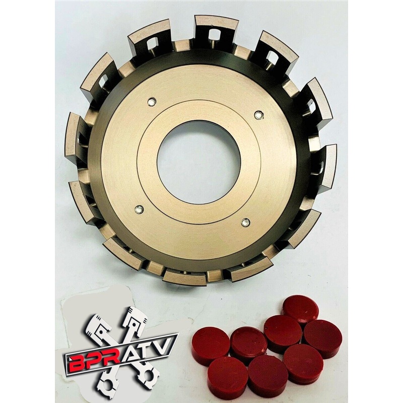 Banshee 350 Billet CNC Clutch Basket Heavy Duty Cushions Cushion Set Heavy Duty
