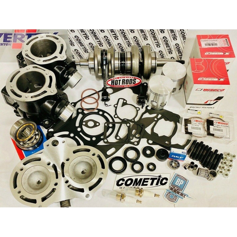 Banshee 370 Stroker Motor Engine 4 mil Ported Cylinders Complete Cheater Kit