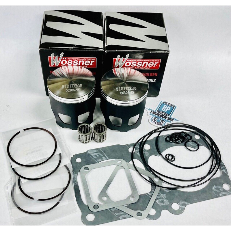 Banshee 421 Cub Serval Athena Top End Rebuild Wossner Pistons Gaskets Orings Kit