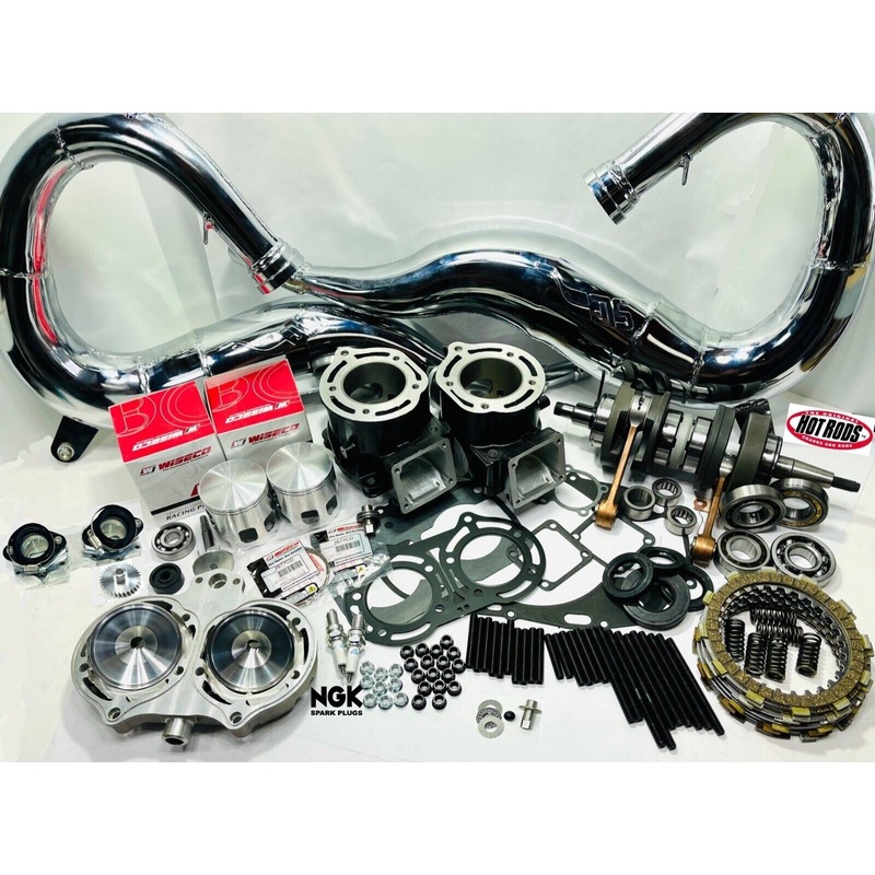 Banshee 4mm Cheater Kit SLP Pipes Ported Stock Cylinders Motor Engine Rebuild