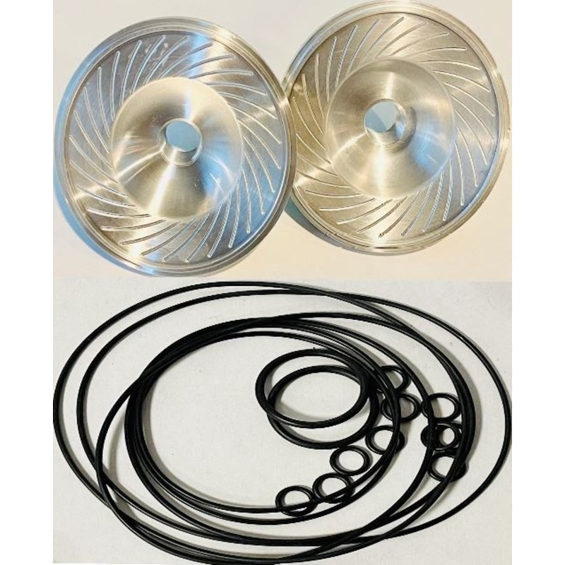 Banshee 68mm 421 Stroker Pump Gas Cool Head Domes 24cc Dome Orings Kit