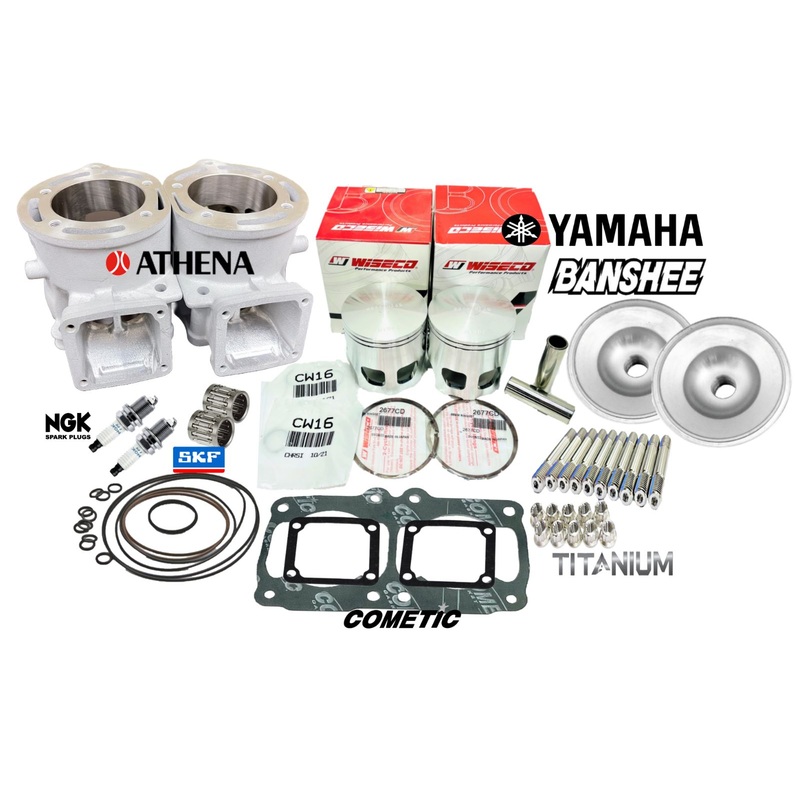 Banshee Athena 421 Big Bore Stroker Kit Ported 4mm Cylinders Top End Rebuild