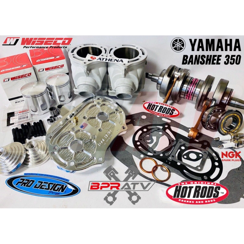 Banshee ATHENA 68mm Cylinders 392 Big Bore Complete Rebuilt Motor Engine Rebuild