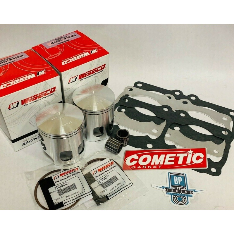 Banshee Stroker Crank 4 mil 4mm Spacer Kit Wiseco 795M06400 Pistons Long Rod