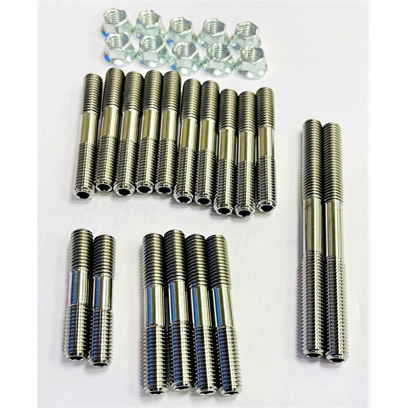Banshee Top End Titanium Studs Top Case Cylinders Head Ti Alloy Stud Bolt Kit