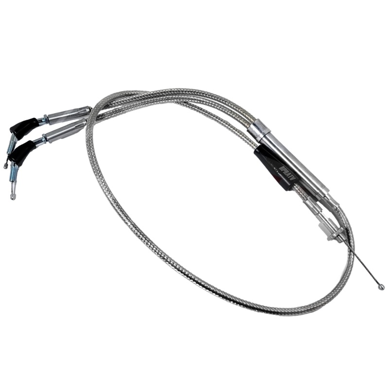 Banshee TWIST Throttle Cable Terrycable Steel Braided Keihin Mikuni Lectron PWK