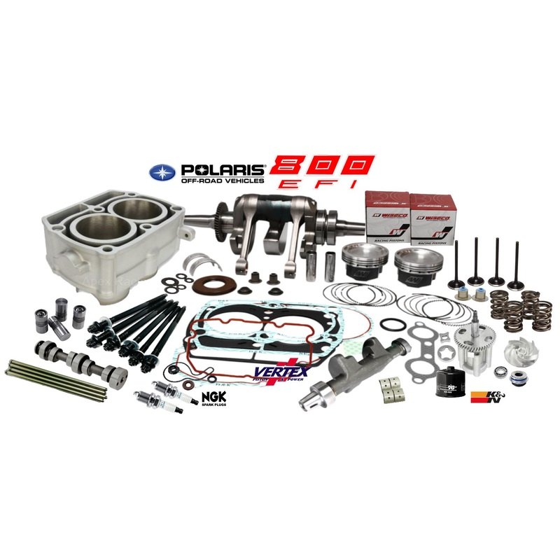 Best 11-14 RZR 800 Rebuild Kit Complete Motor Engine Top Bottom End Assembly