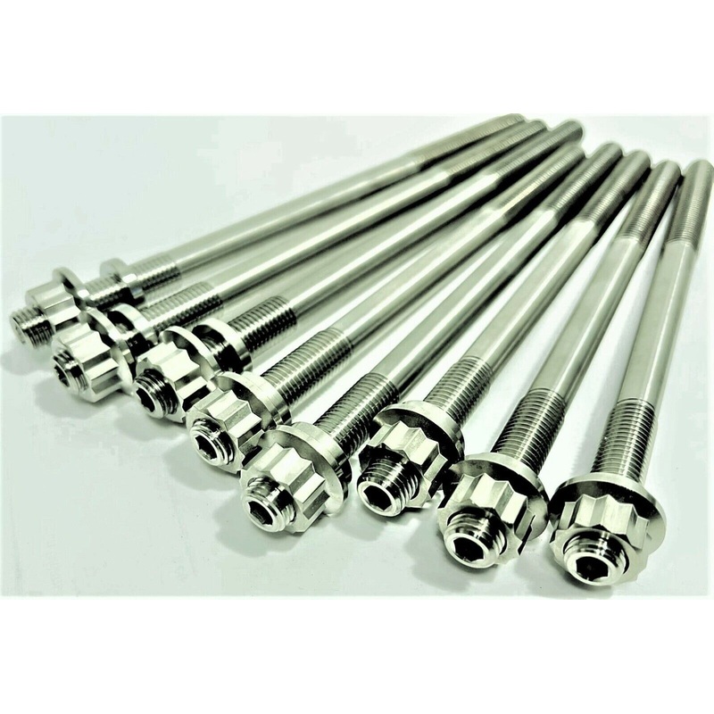 Best Can Am X-3 X3 Turbo TITANIUM Head Studs Better Stronger Ti Stud Bolt Kit