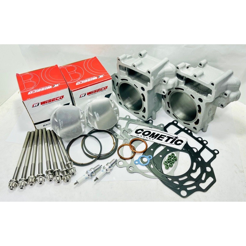 Best Kawasaki KFX700 85mm Big Bore Kit +3 Cylinders 750 Top End Rebuild Assembly