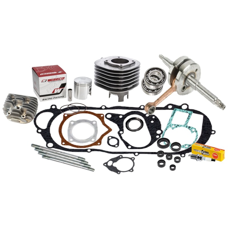 Best KFX80 LT80 LT-80 Complete Rebuild Kit Crank Top Bottom End Assembly Parts
