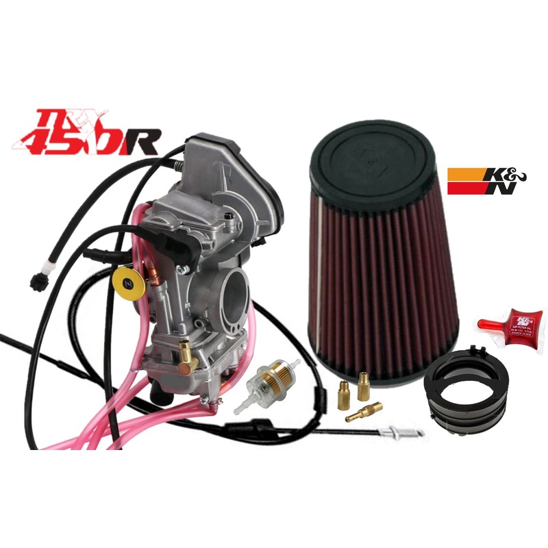 Best 2006+ TRX450R TRX 450R Carburetor Complete Replacement Carb Kit Intake Pod