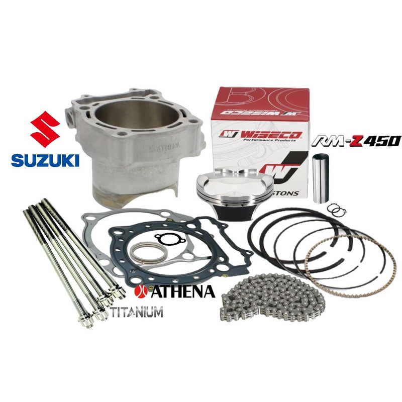 Best 2008+ RMZ450 RMZ 450 Top End Rebuild Kit Stock Bore Cylinder Assembly Redo