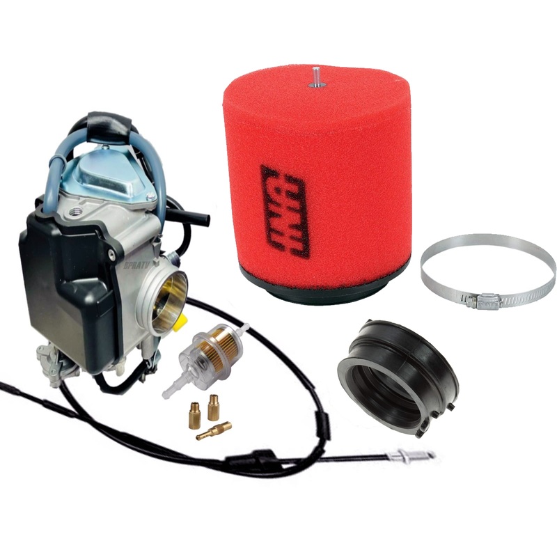 Best Honda TRX400EX 400X Carburetor Replacement Kit UNI Filter Pro Cable Jet Kit