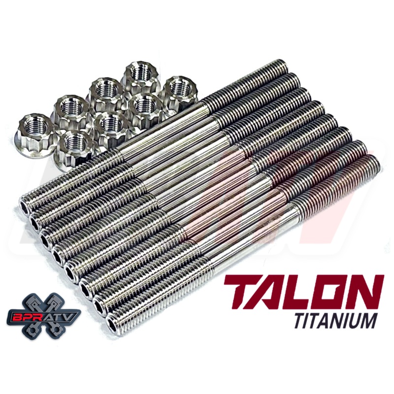 Brute Force Teryx 650 750 Cylinder Head Studs TITANIUM Stud Bolt Nut Kit Set