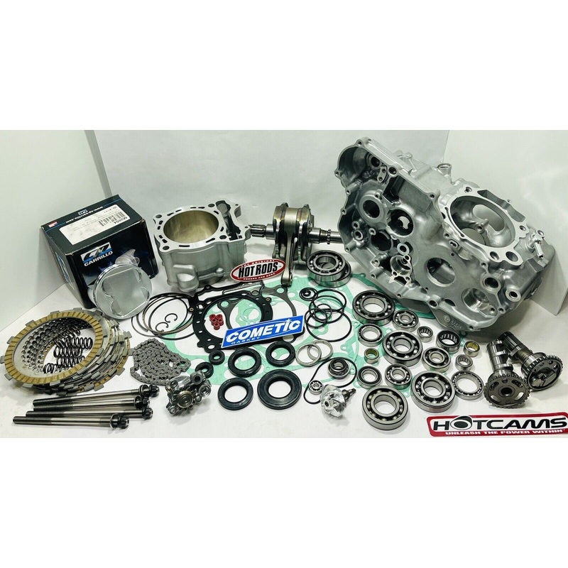 DRZ400 DRZ 400 Crank Cases Complete Rebuild Kit Bottom End Crankcase Hotcams Set