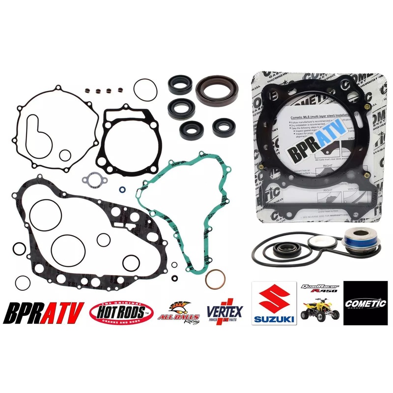 LTR450 LTR 450 LT-R450 Complete Big Bore Head Gaskets Seals Gasket Seal Kit H2O