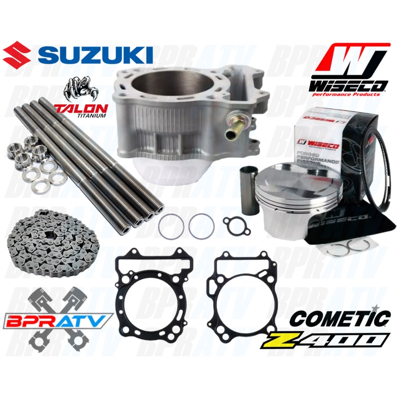 LTZ400 LTZ 400 DRZ Z400 Stock Bore Cylinder Piston Complete Top End Rebuild Kit