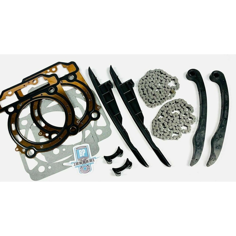 Maverick 1000 Front Rear Cam Chain Guides Timing Guide Both Heads Gaskets