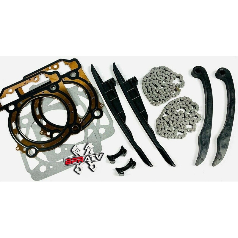Maverick 1000 MAX Front Rear Cam Chain Guides Timing Guide Both Heads Gaskets