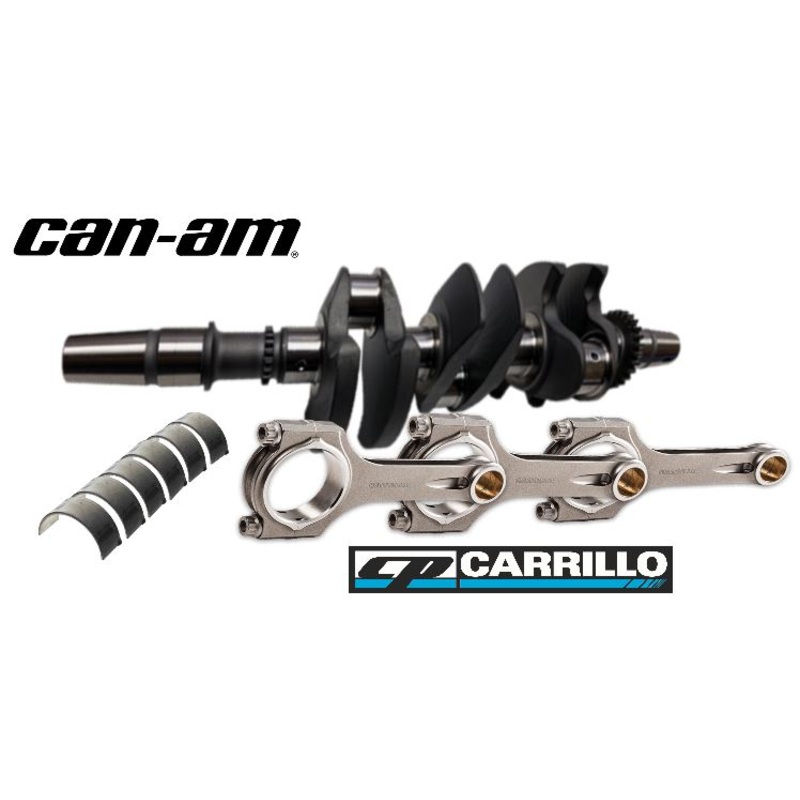 Maverick X-3 X3 Turbo OEM Crank Carrillo Rods Can Am Crankshaft 420819935 Rod
