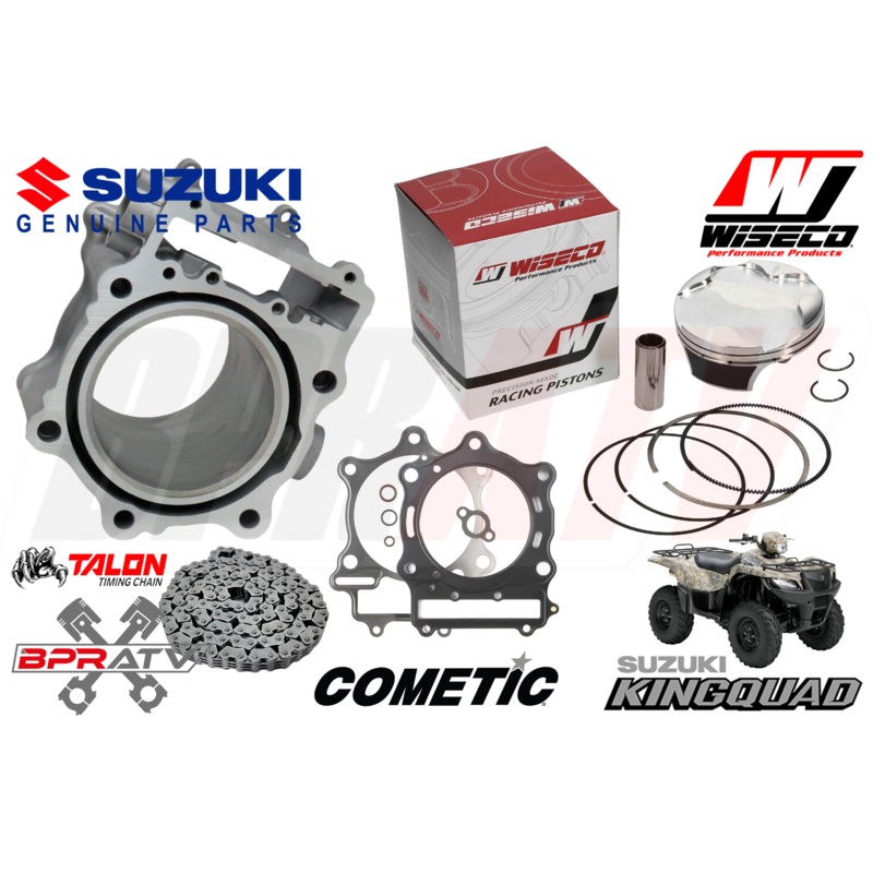 Suzuki King Quad LTA 700 LT-A 700 OEM Cylinder 102mm Cometic Top End Rebuild Kit