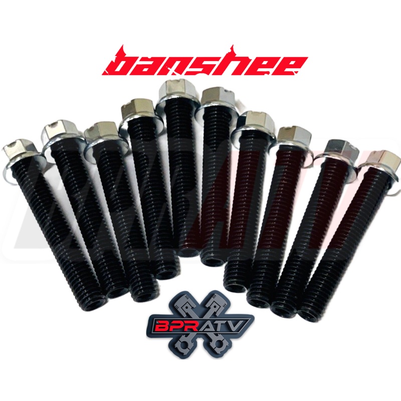 Yamaha Banshee 350  Original OG Black Oxide Chromoly Maxlock Head Stud Kit