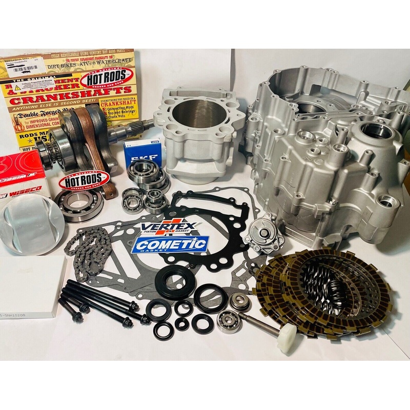 06-08 Raptor 700 Cases Crankcases Stock Motor Engine Rebuild Assembly Kit