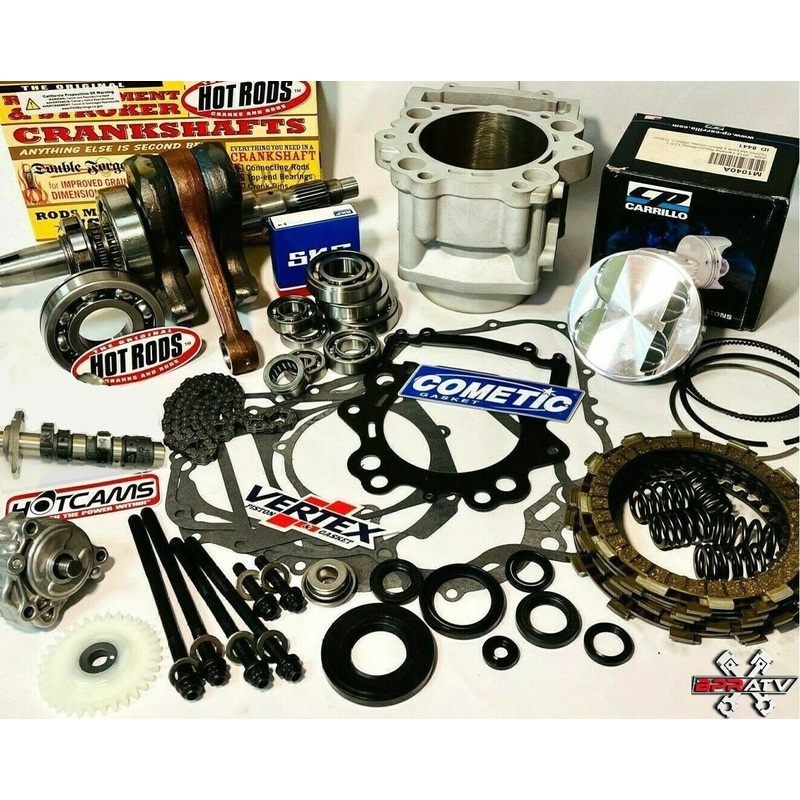 Raptor 660 Big Bore Stroker 102mm Complete Motor Rebuild Kit Stage 3 Hotcam