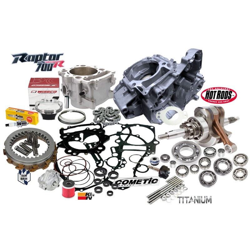 Raptor 700 Cases 105.5 Big Bore Stroker Complete 780 Rebuild Kit Crankcase Set