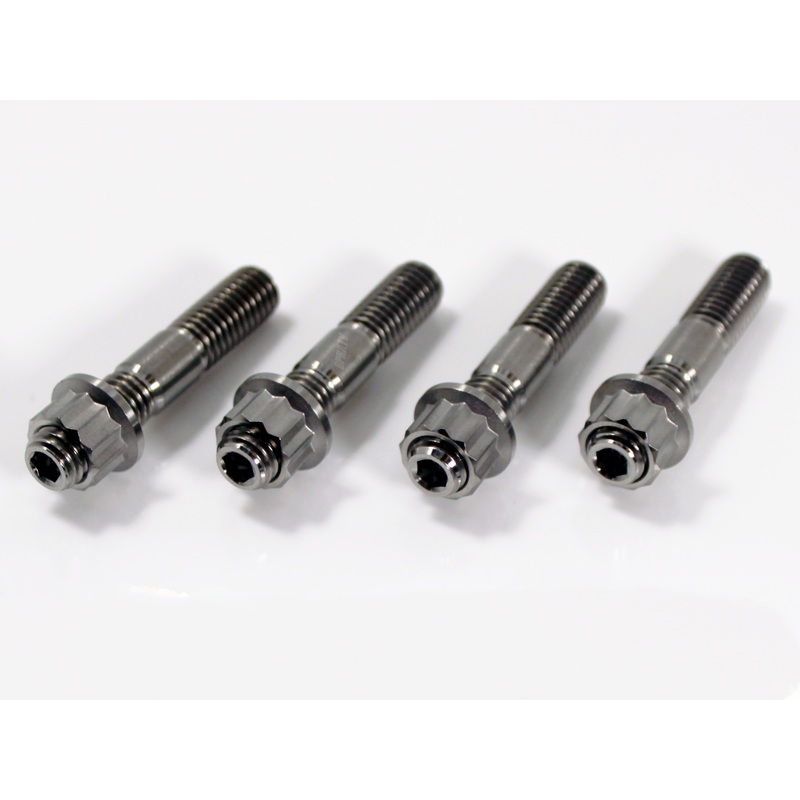 Rhino Viking 700 Ti Exhaust Studs Heavy Duty Titanium Head Pipe Stud Bolt Kit Ti