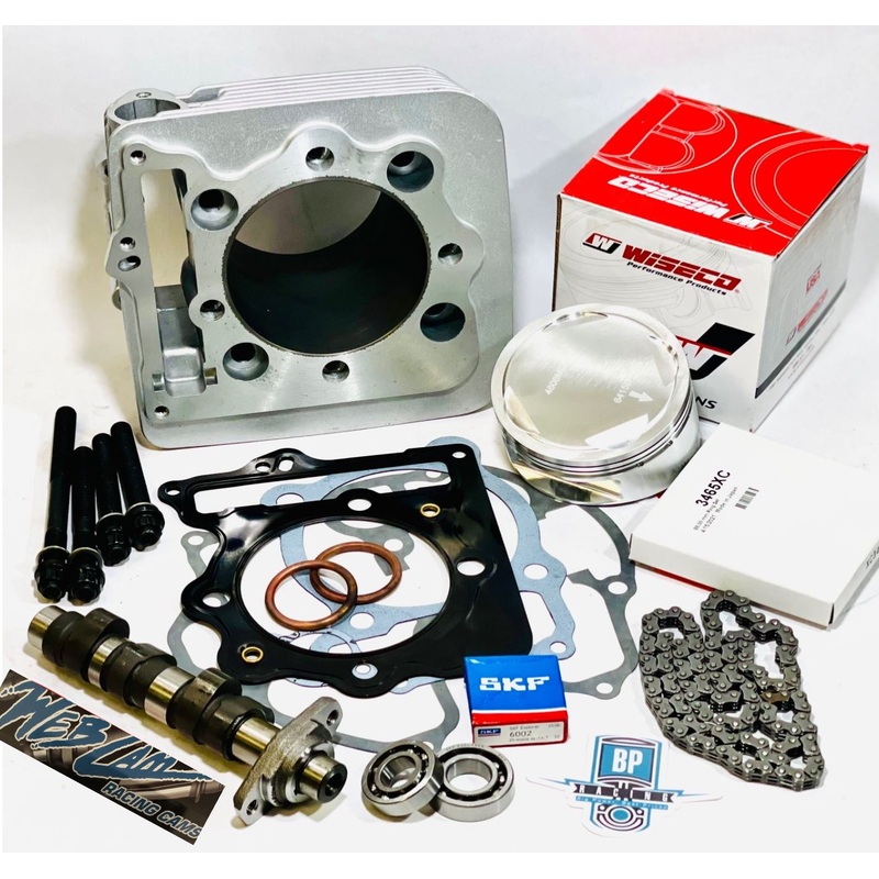 Honda TRX 400EX 87mm Big Bore Kit Stage 2 Webcam Web Cam Top End Race Spring Kit