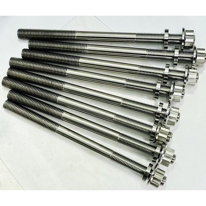 Strongest Wildcat X 4X Titanium Cylinder Head Studs Grade 5 Ti Stud Bolt Kit Set