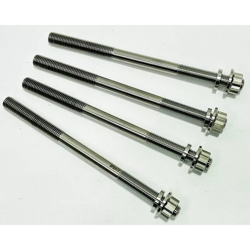 TRX 400EX 400X XR400 Ti Cylinder Case Studs 90085-KCY-670 TITANIUM Stud Bolt Kit