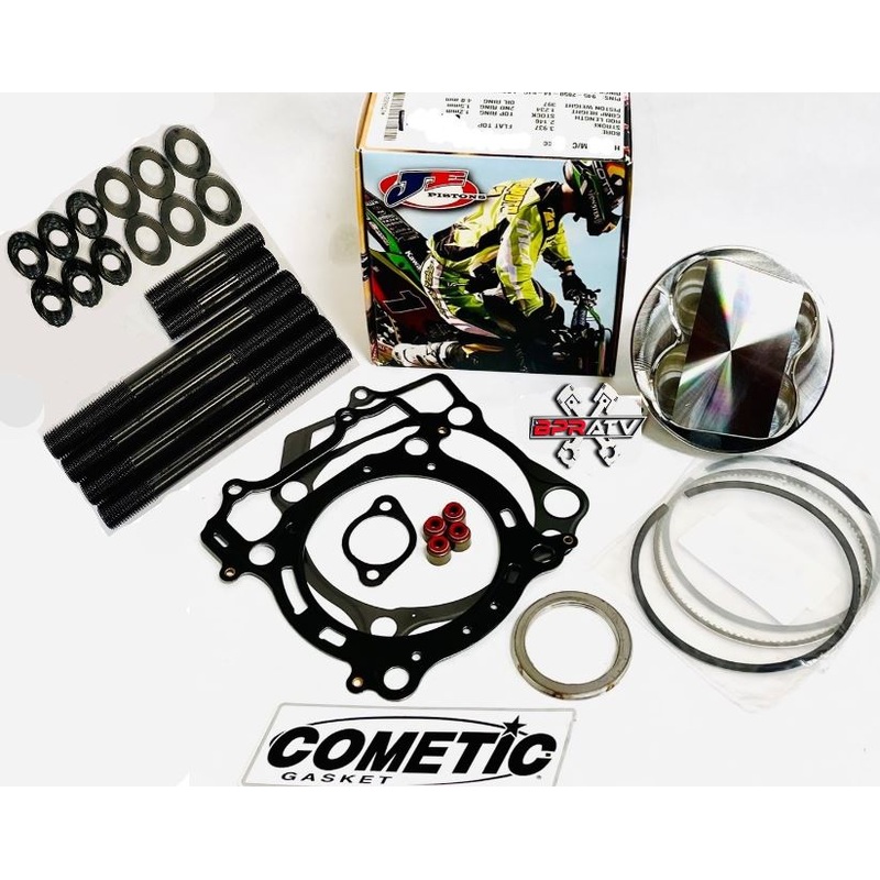 TRX400EX TRX 400EX 89 mil 440 JE Big Bore Piston +4 Hi Comp Pump Gas Head Studs