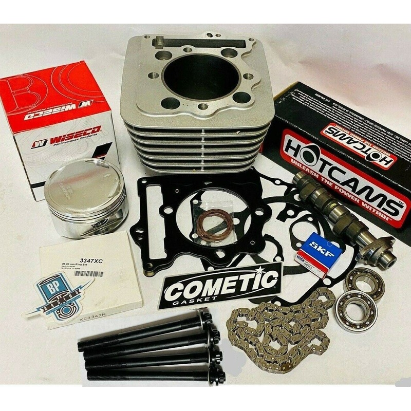 Warrior 350 Big Bore 84mm Cylinder Piston & Stage 2 Hot Cams Top End Rebuild Kit